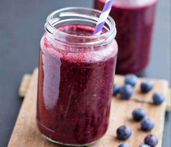 Blueberry Pomegranate Smoothie